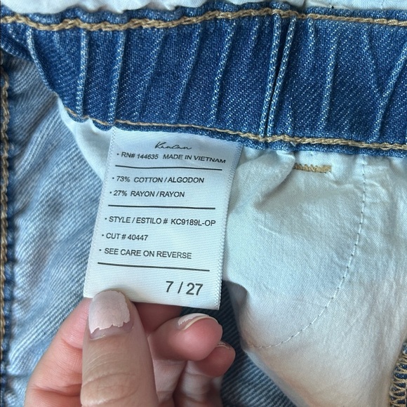 Kancan Paperbag High Waist Distressed Jeans - Picture 3 of 4